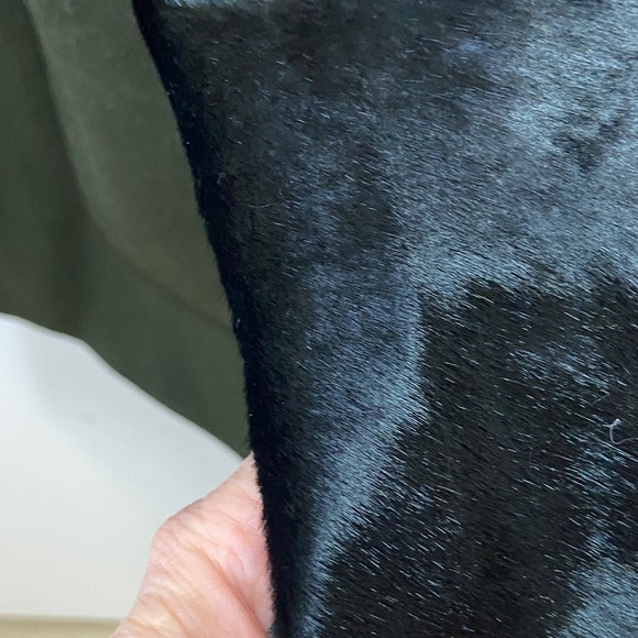 Zac Posen Genuine Raccon/ Baby Calf Fur Wool Convertible Coat US 14 / XL - Picture 2 of 16